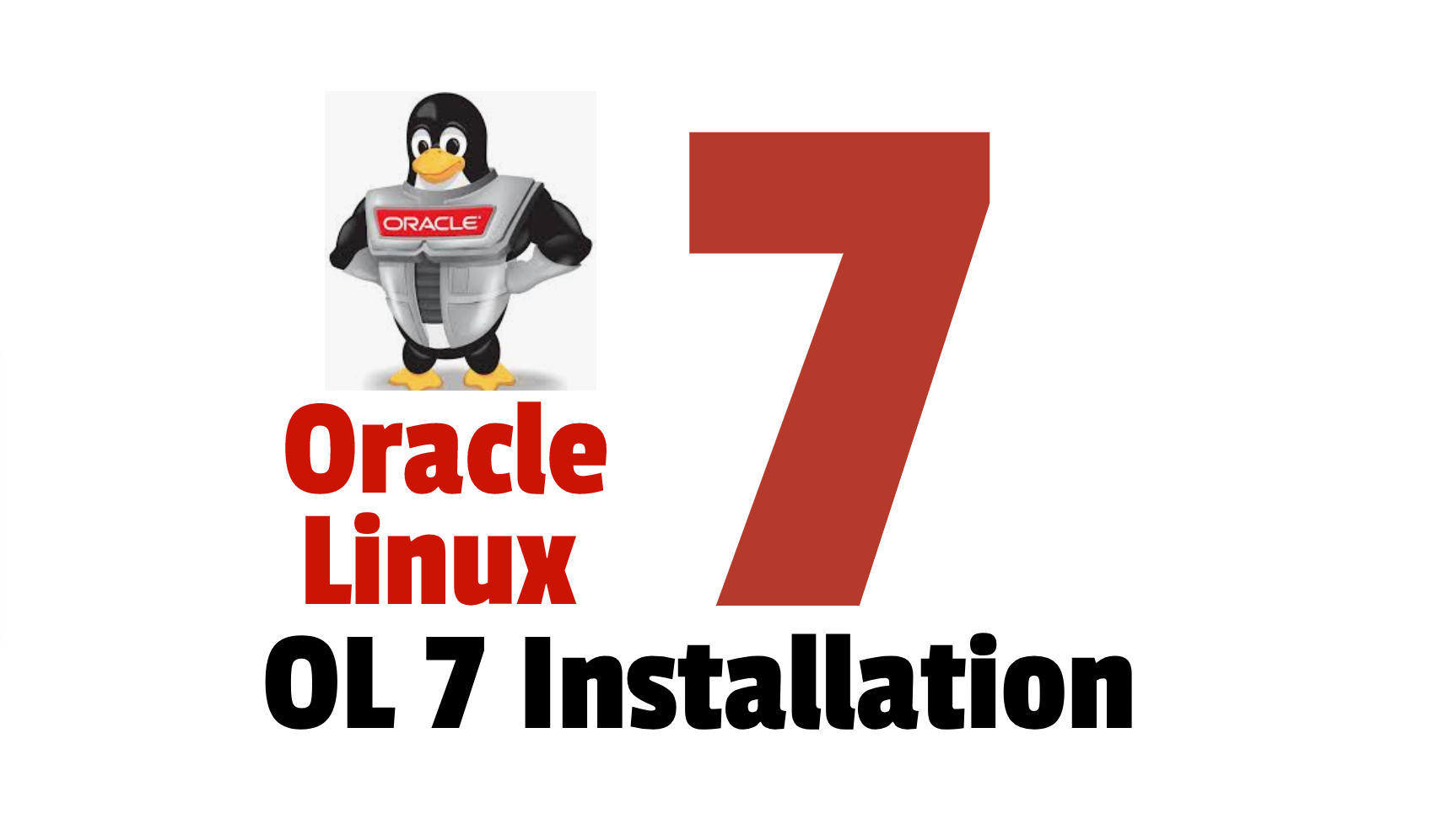 Oracle Linux 7 installation